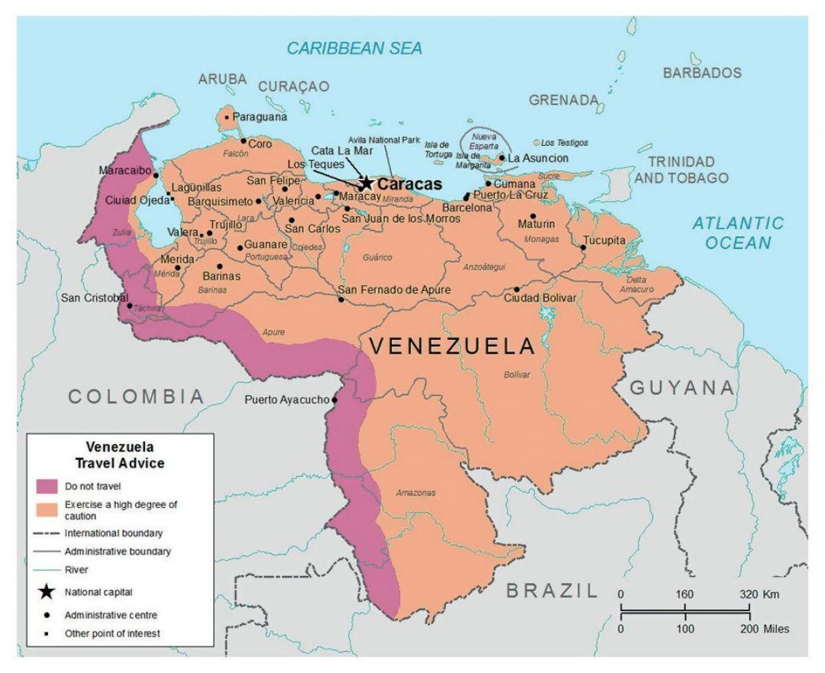 وینزویلا میں نقشہ
