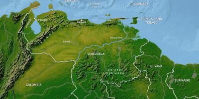 نقشہ وینزویلا کا جغرافیہ